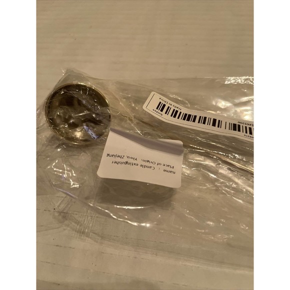 Gold Candle Snuffer 8.5'' Stainless Steel Accessory Extinguisher Put Out Candle - Picture 2 of 2